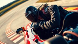 body positioning motorcycle racing