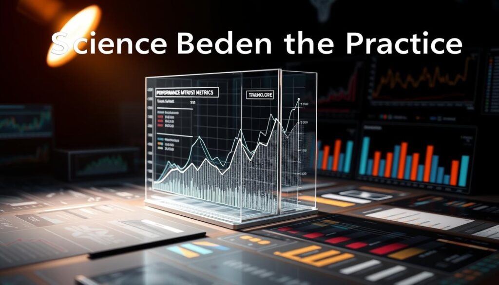 a detailed and technical visualization of performance analysis techniques, featuring a transparent 3D chart or graph displaying performance metrics, surrounded by various data visualization elements such as line graphs, bar charts, and statistical visualizations. The scene is illuminated by a warm, focused light, casting dramatic shadows and highlights to emphasize the technical and analytical nature of the subject. The overall mood is one of scientific exploration and data-driven insight, conveying the "Science Behind the Practice" of athletic performance analysis. a detailed and technical visualization of performance analysis techniques, featuring a transparent 3D chart or graph displaying performance metrics, surrounded by various data visualization elements such as line graphs, bar charts, and statistical visualizations. The scene is illuminated by a warm, focused light, casting dramatic shadows and highlights to emphasize the technical and analytical nature of the subject. The overall mood is one of scientific exploration and data-driven insight, conveying the "Science Behind the Practice" of athletic performance analysis.