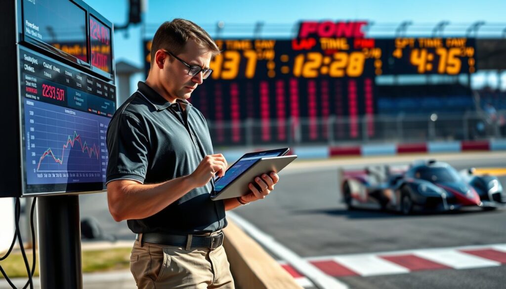 analyzing lap times racing