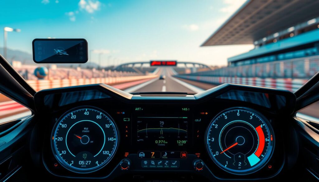 motorsport data sensors dashboard