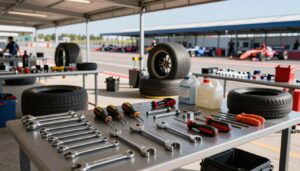 pit area setup
