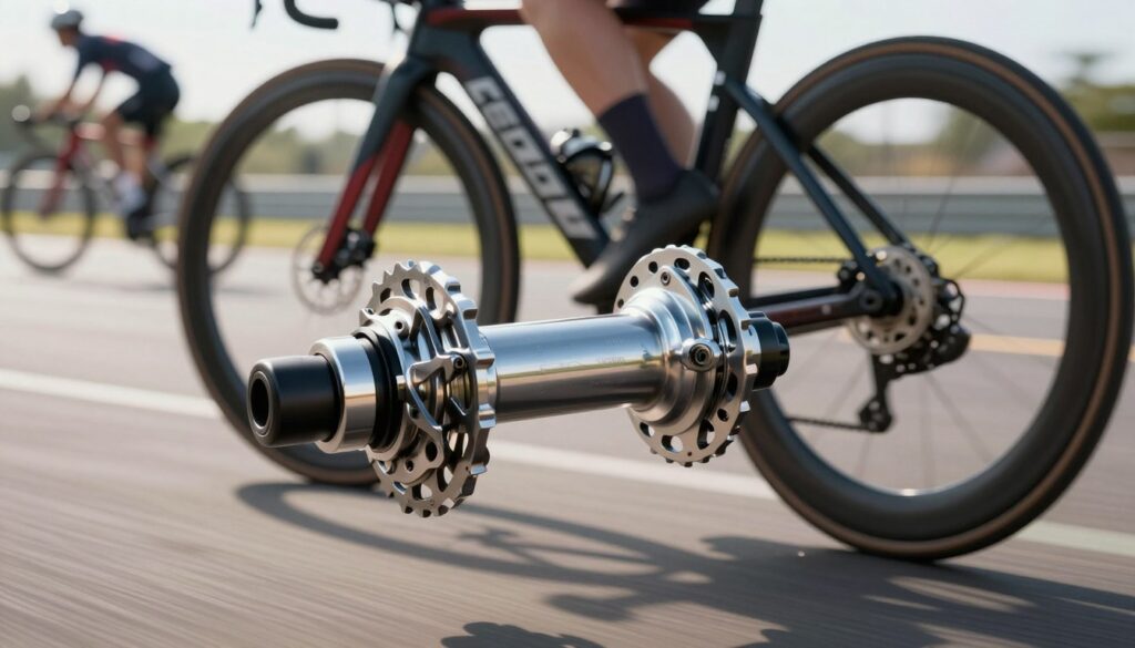Dynamo hub for reliable race bike power redundancy Dynamo hub for reliable race bike power redundancy